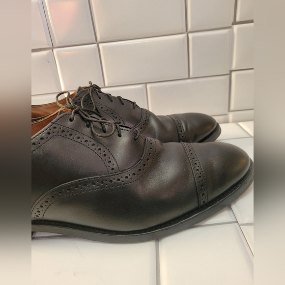 ALLEN EDMONDS VAN NESS Men’s Black Leather Cap Toe Oxford Dress Shoe Size  11C main image 6